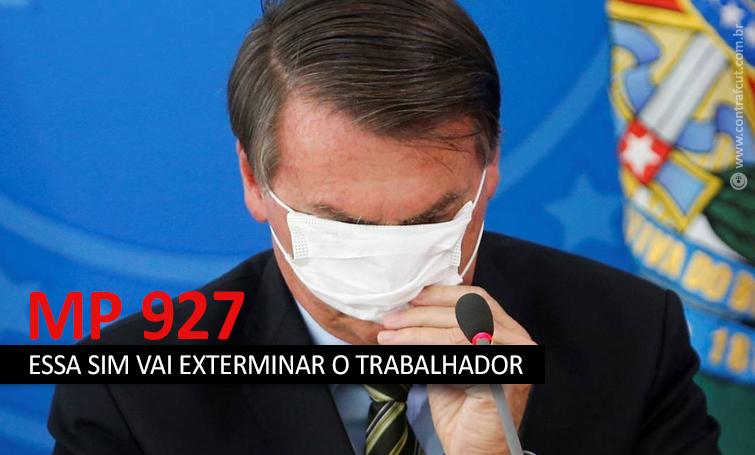 Presidente revoga trecho da MP 927 que suspendia salários até quatro meses