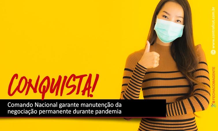 Comando Nacional garante negociação antes de qualquer alteração com os bancários durante pandemia