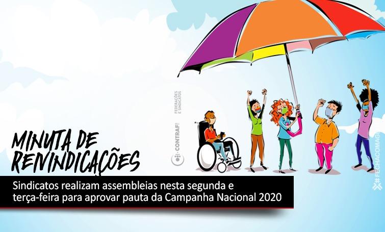 Bancários realizam assembleias para aprovarem minuta de reivindicações
