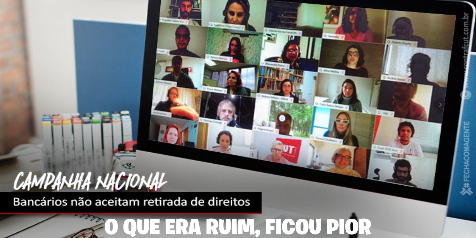 Bancári@s rejeitam nova retirada de direitos apresentada pela Fenaban