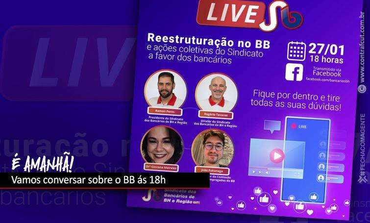 Live debate reestruturação no BB