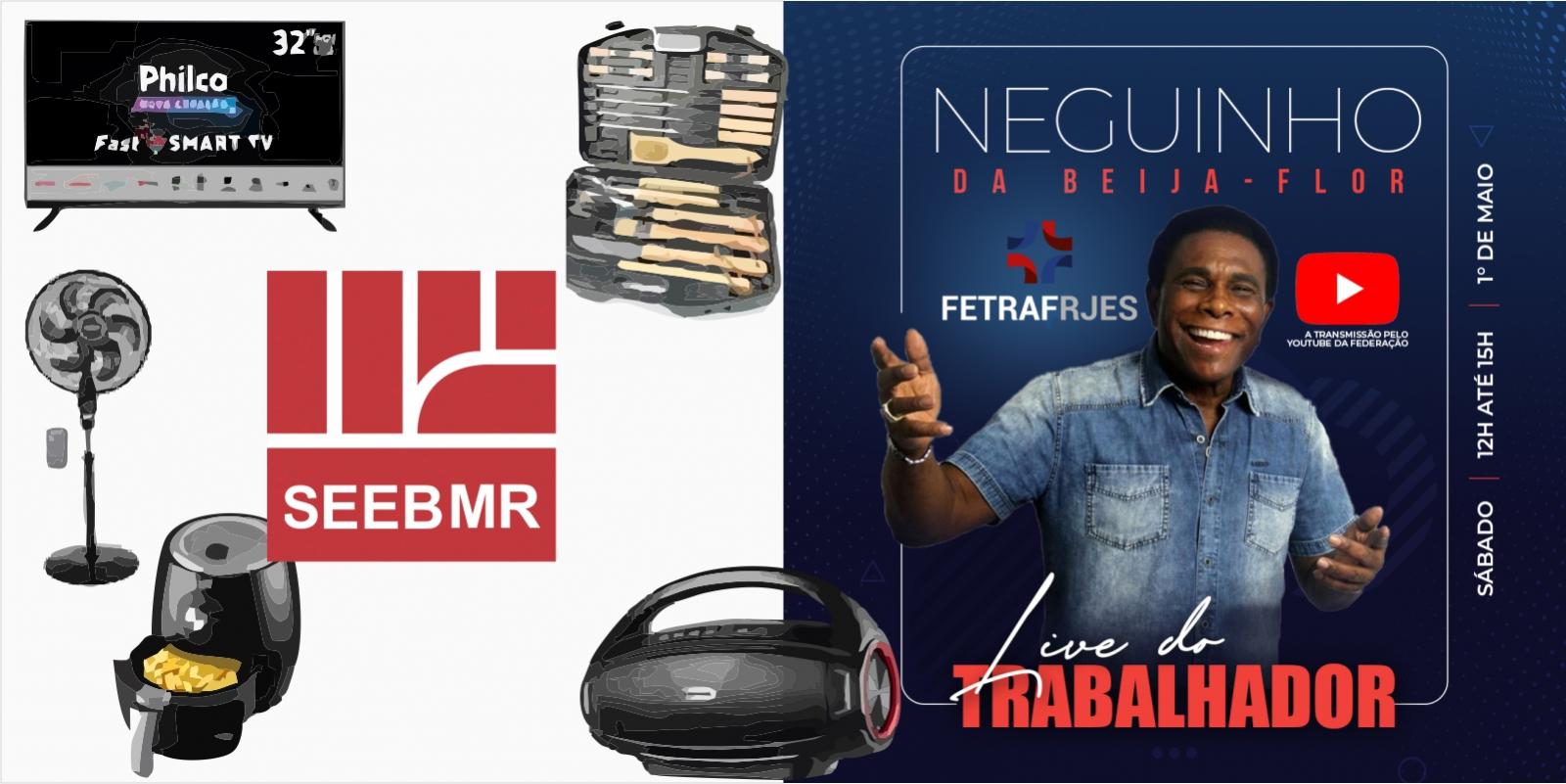 Fetraf RJ/ES em conjunto com sindicatos fará Live no Dia do Trabalhador com a presença de Neguinho da Beija-Flor