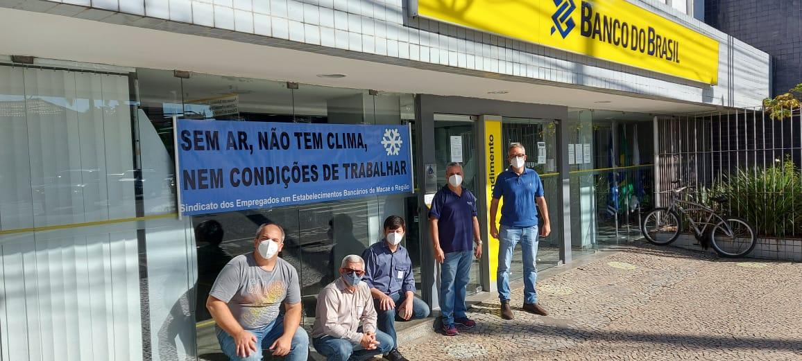 Sindicato fecha agência do Banco do Brasil por falta de condições de trabalho