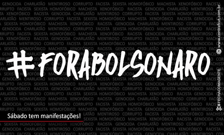 Contraf-CUT convoca manifestação pelo ‘Fora Bolsonaro’ para este sábado (3)
