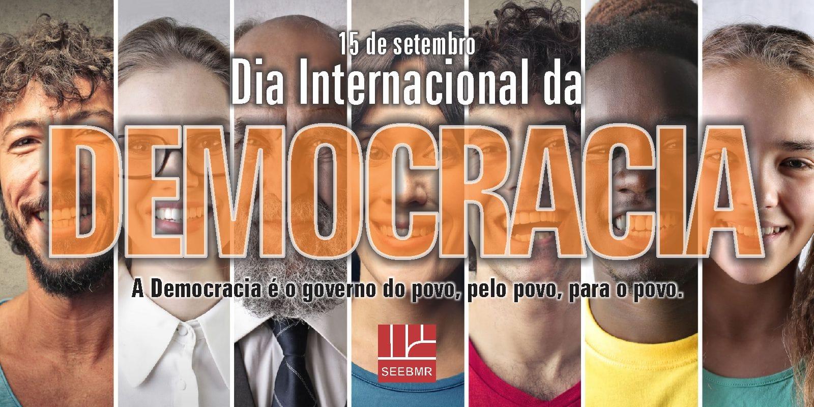Dia Internacional da Democracia comemora-se nesta quarta (15)