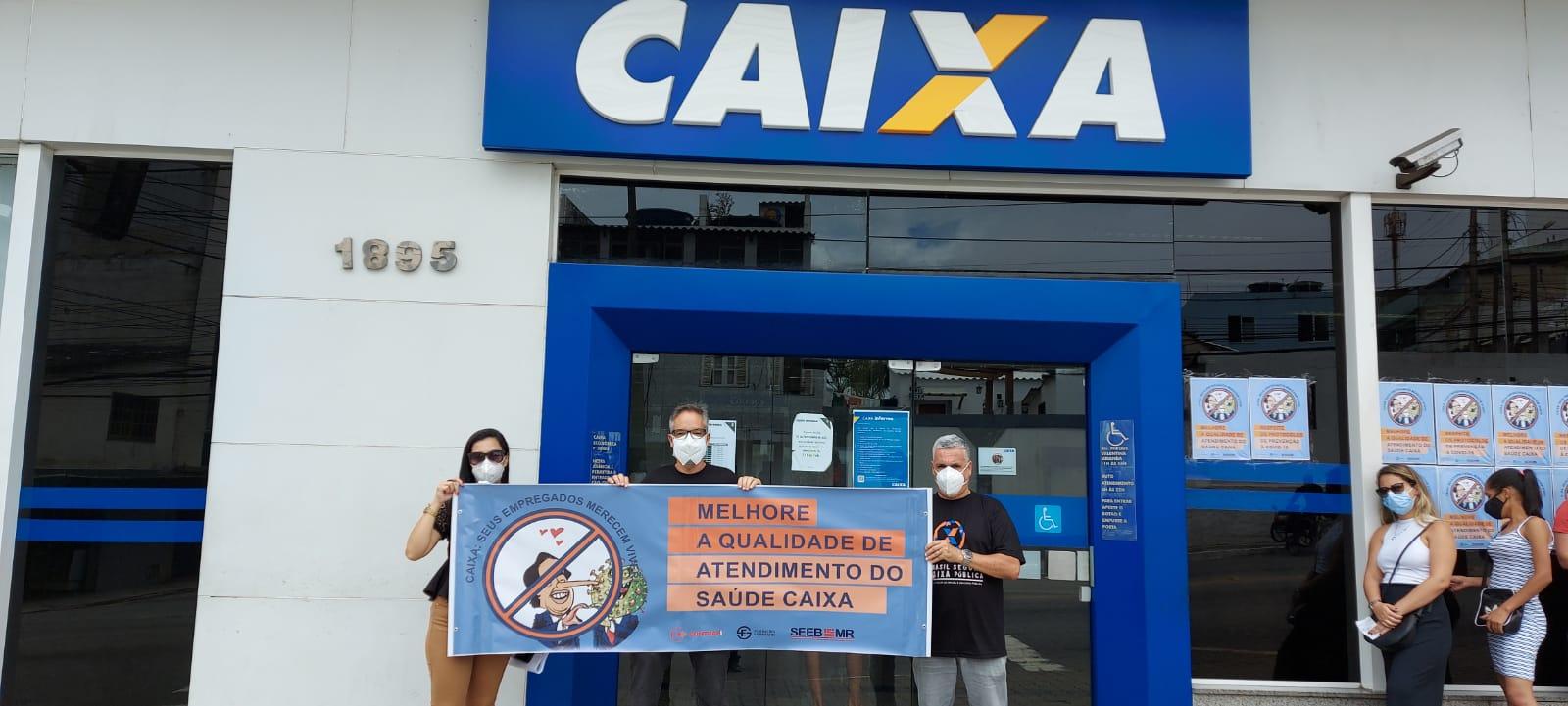 Sindicatos fazem atos pelo Dia Nacional de Luta da Caixa