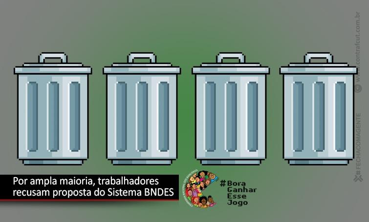 Com mais de 98% dos votos, empregados do Sistema BNDES rejeitam propostas para ACT
