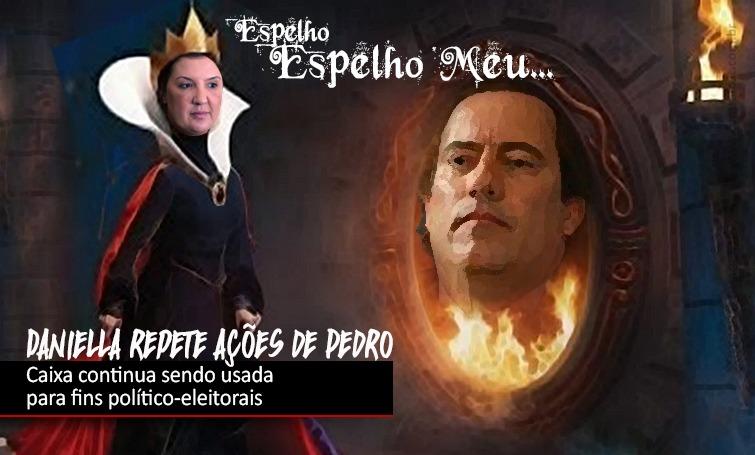 Caixa é usada para propaganda política