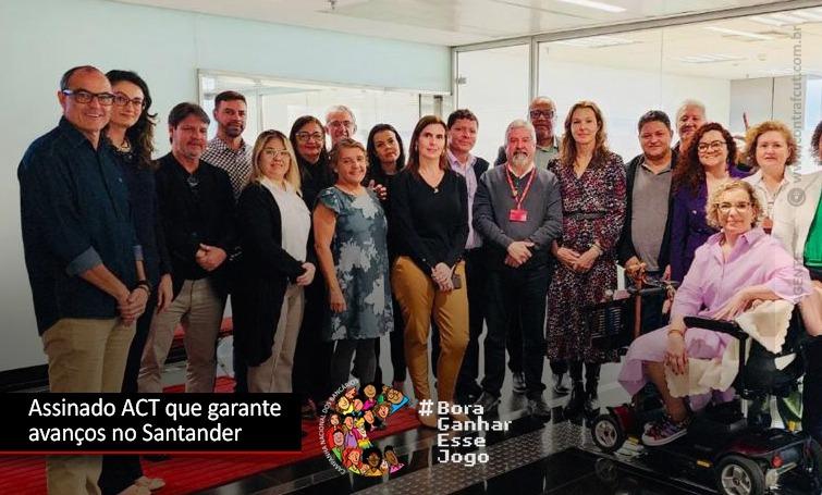 Santander: Acordo assinado e direitos garantidos