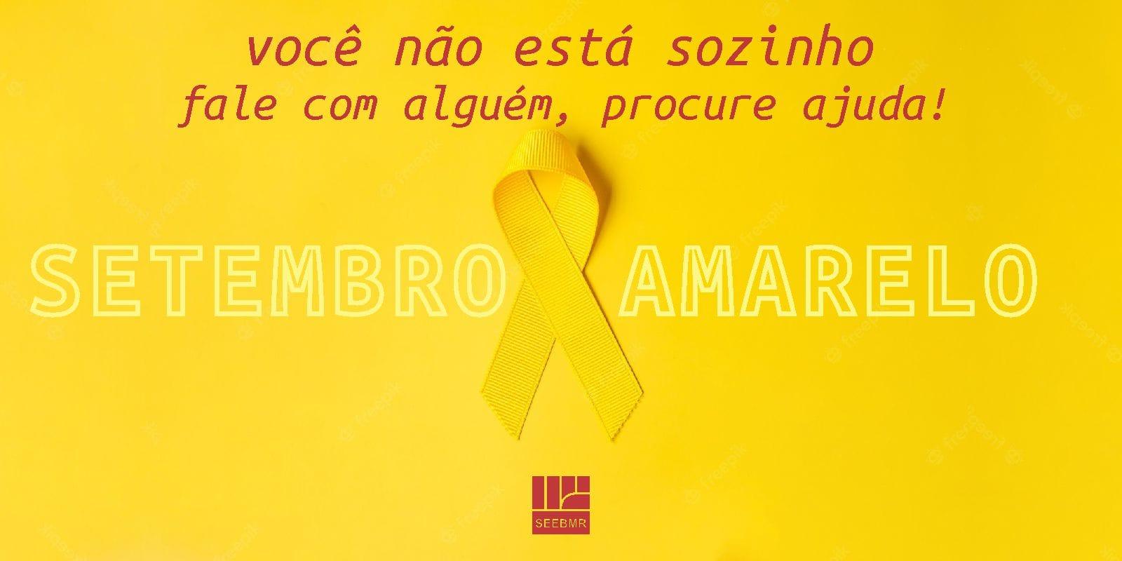 Setembro Amarelo estimula a vida e previne o suicídio
