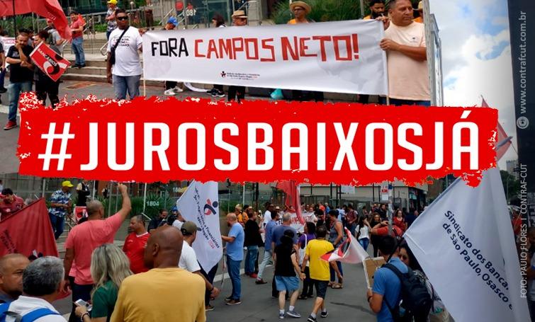 Atos contra juros altos começam em todo o Brasil