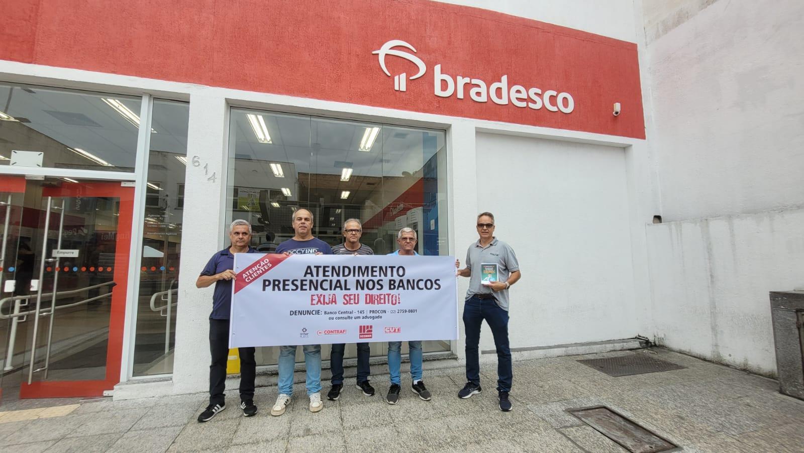 Sindicato dos Bancários de Macaé e Região faz campanha por atendimento presencial nos bancos
