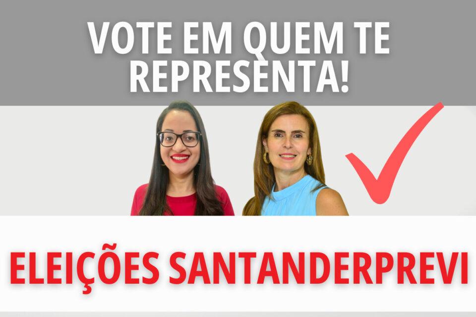 Votação para os conselhos da SantanderPrevi tem início; eleja candidatas apoiadas pela representação