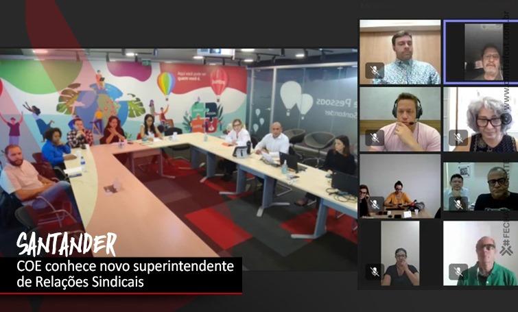 Santander apresenta novo superintendente de Relações Sindicais para COE