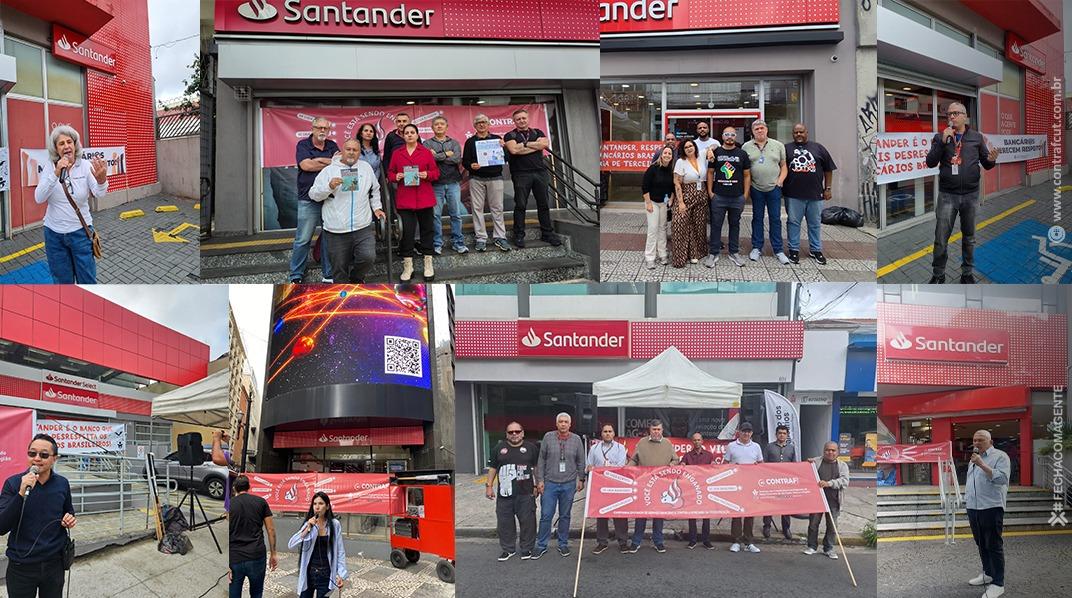 Santander amplia lucros às custas de fraudes, fechamento de postos de trabalho e precarização do atendimento