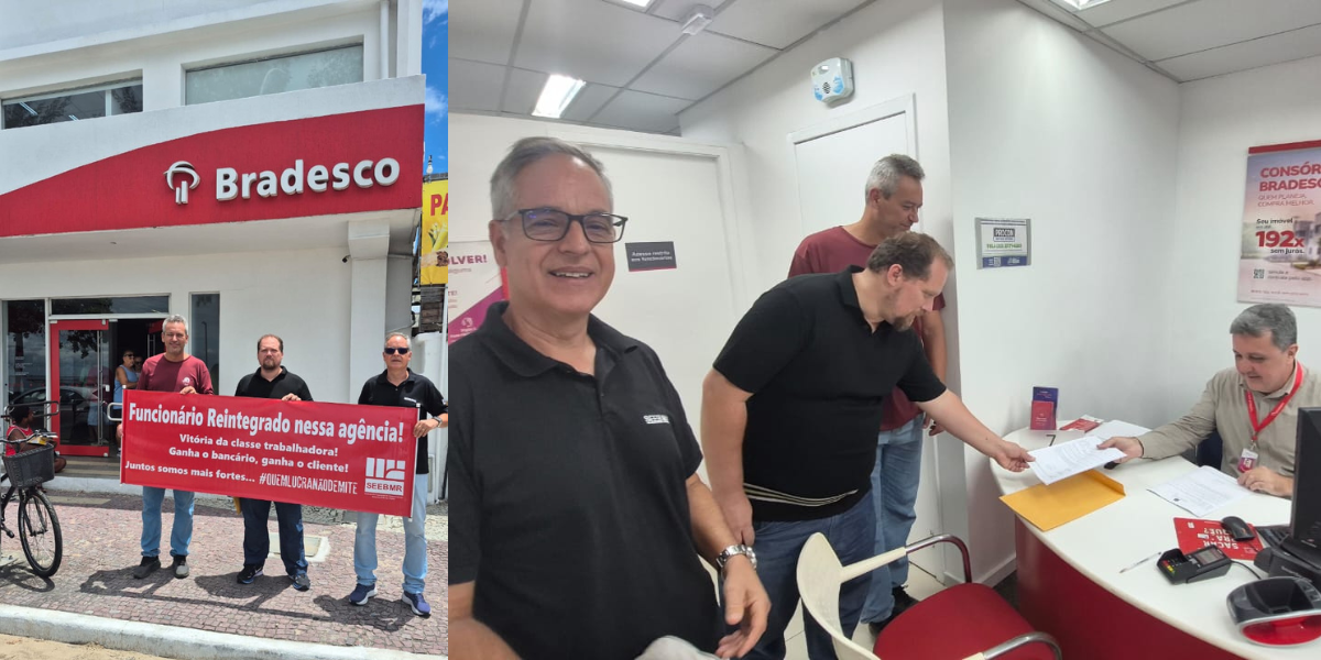Justiça concede Tutela Antecipada e Sindicato garante reintegração de Rafael Tinoco ao Bradesco